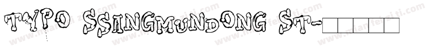 Typo SsangmunDong St字体转换